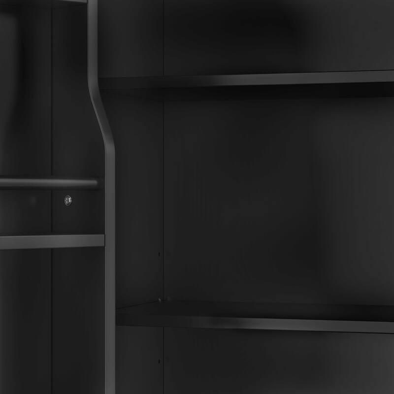 Tall Freestanding Bathroom Storage Cabinet, Two Door Sizes with Adjustable Shelf