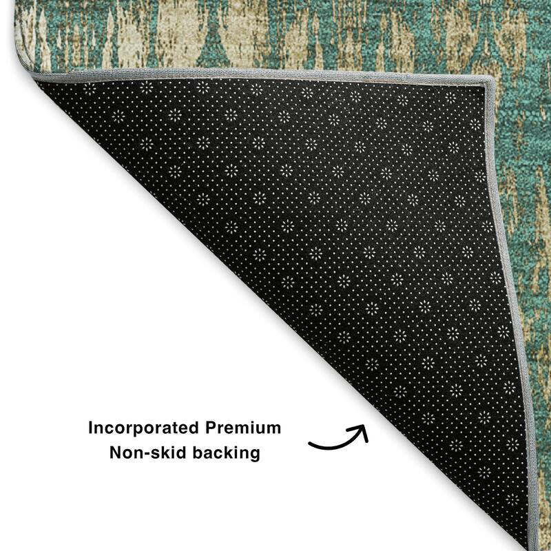 Premium Washable Super Soft Distressed Ombre Mayfield Rug