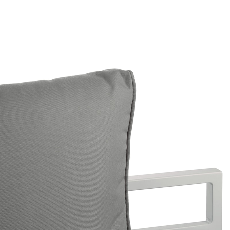 Glitzhome Outdoor Modern Patio Aluminum Sectional Seater Sofa or Coffee Side Table