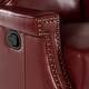 preview thumbnail 14 of 100, Echidna Transitional Genuine Leather Swivel Rocker Nursery Chair with Nailhead Trim by HULALA HOME