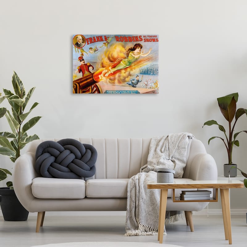 Stupell Great Bullfight Antique Advertisement Canvas Wall Art Design By Marcus Jules