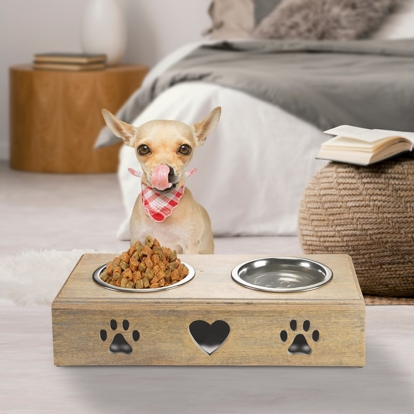 Double online pet feeder