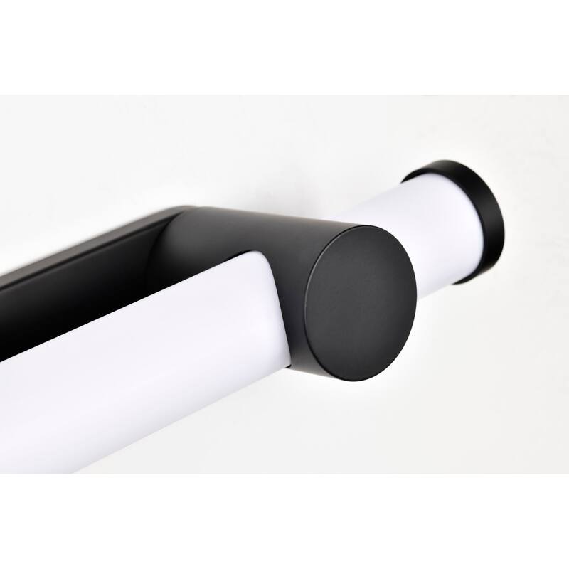 Bowman 36 Inch LED Vanity Matte Black Acrylic Lens