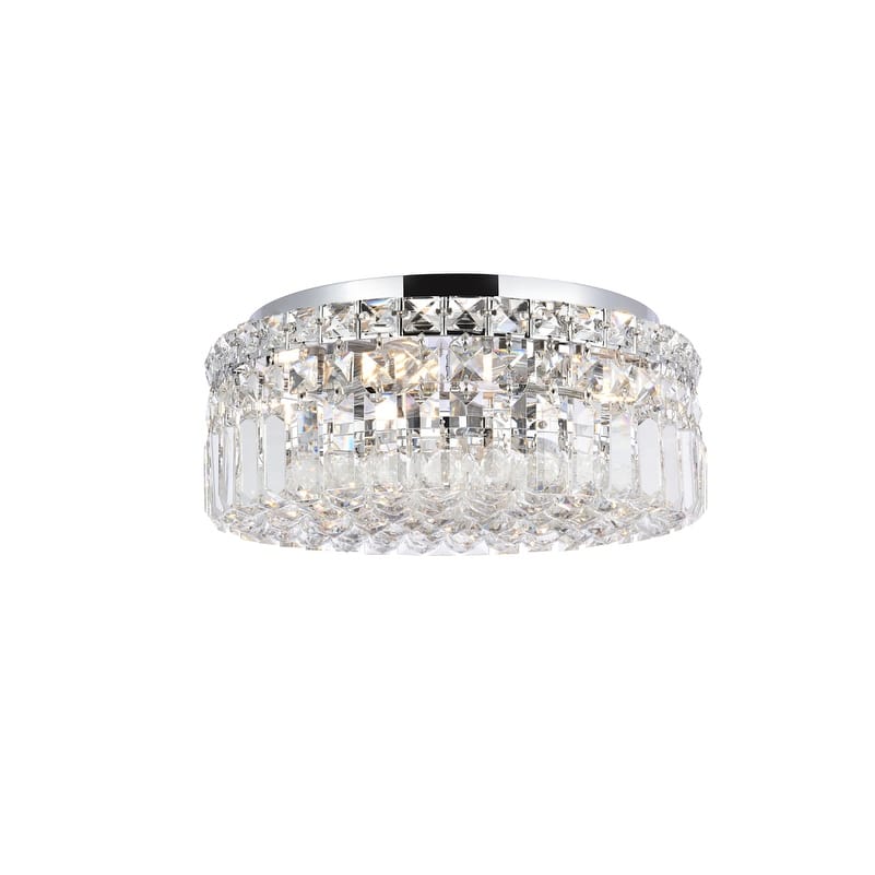 Graham 4-light 14-inch Flush-Mount Chandelier - 14 Inch