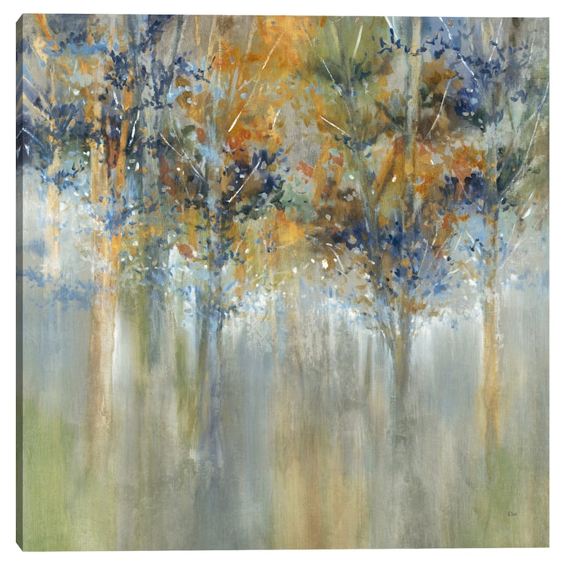 Rustic Leaves by K. Nari Canvas Art Print