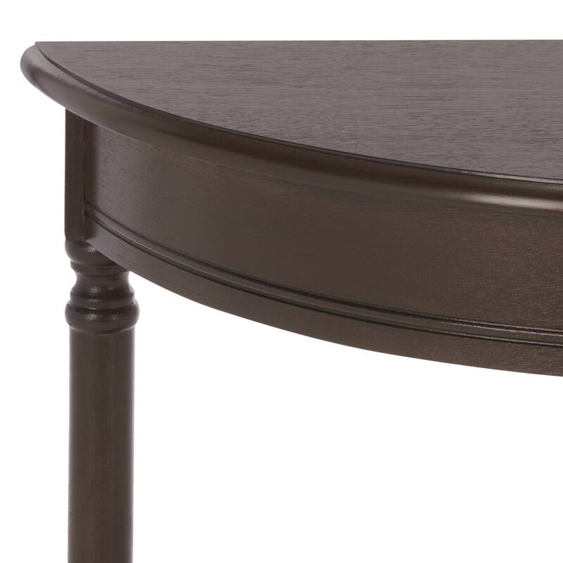 SAFAVIEH Veva Half Moon Console Table - 28" W x 11.8" L x 28" H - 28"W x 12"D x 28"H