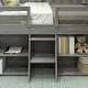 preview thumbnail 19 of 27, Max and Lily Farmhouse Twin Low Loft Bed with 2 Bookcases