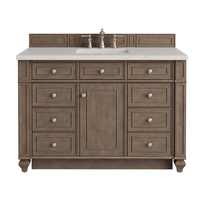 James Martin Vanities Bristol 48" Single Vanity, Whitewashed Walnut