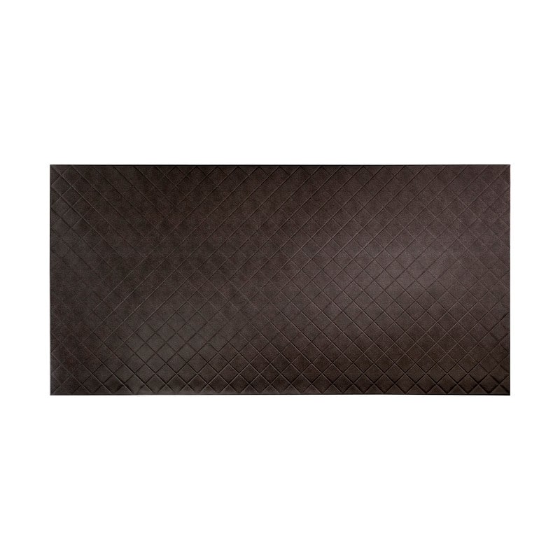 FASÄDE Quilted 4-foot x 8-foot PVC Wall Panel in Smoked Pewter - 4 x 8