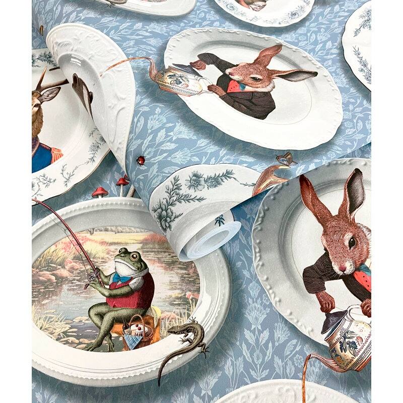 Tales of the Manor Non-Pasted Wallpaper - Covers 56 Square Feet