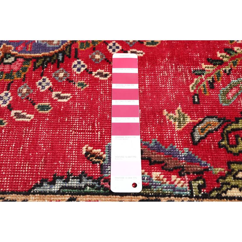 ECARPETGALLERY Hand-knotted Antalya Vintage Red Wool Rug - 6'6 x 9'6