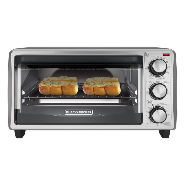 Black and Decker 4 Slice Toaster Oven with Even Toast Technology