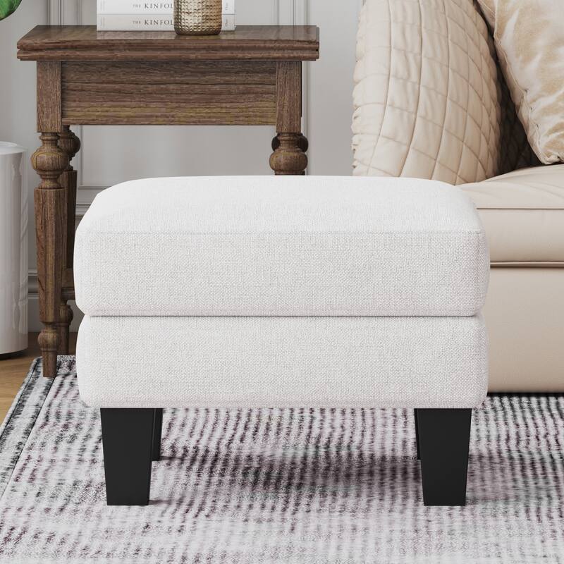 Fabric Ottoman for Living Room Bedroom