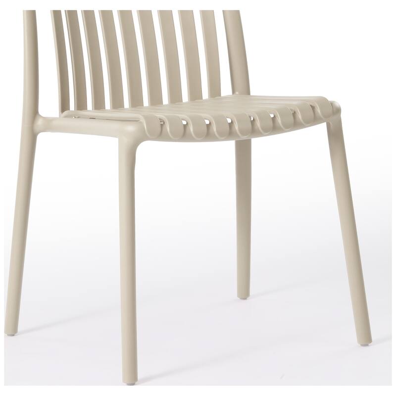 Frond and Form Outdoor Stacking Dining Side Chair (Set of 2)