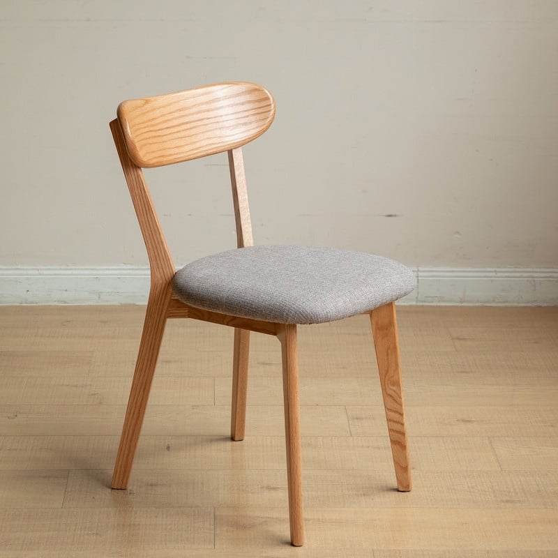 Spruce & Spring Upholstered Dining Chair Wooden Set of 4 Wood Chair Solid Chair Table Chair