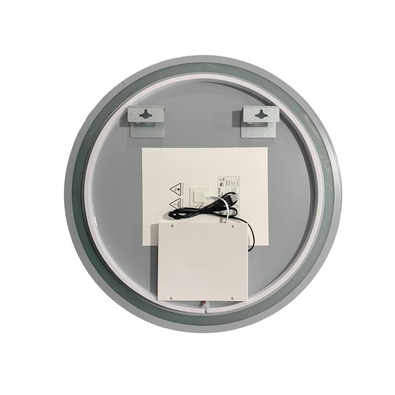 Frameless Back Lit LED Mirror - Silver