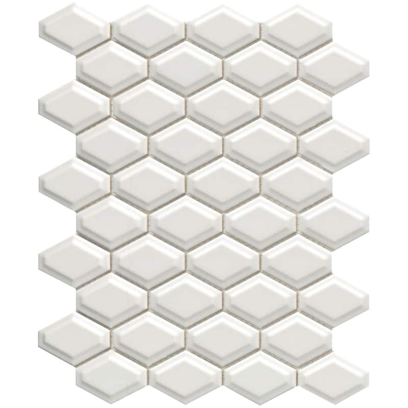 Emser Tile F14CATC1013MHWP Catch - 10" x 13" Dimensional Wall Tile -