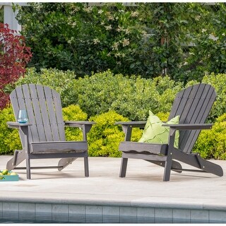 Twin 2-Pack Fir Wood Unfinished Outdoor Backyard Furniture Adirondack Chairs 