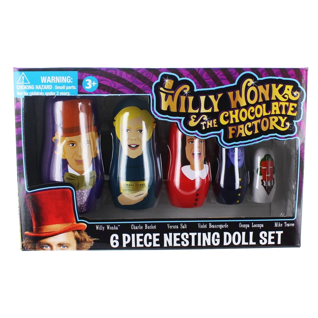 willy wonka nesting dolls
