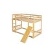 preview thumbnail 10 of 18, Versatile Playhouse Bunk Bed with Climbing Features,Twin Over Twin