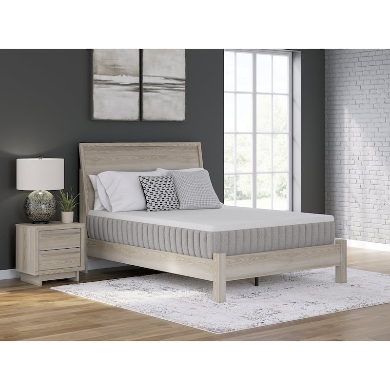 Signature Design by Ashley Terra Sleep Medium White Mattress - Queen