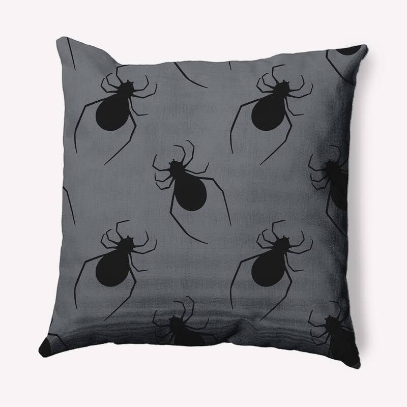 Crawling Spiders Decorative Throw Pillow