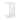 Yamazaki Home C Side Table, Steel, Holds 11 lbs - L 13.78 x W 13.78 x H 21.65 inches