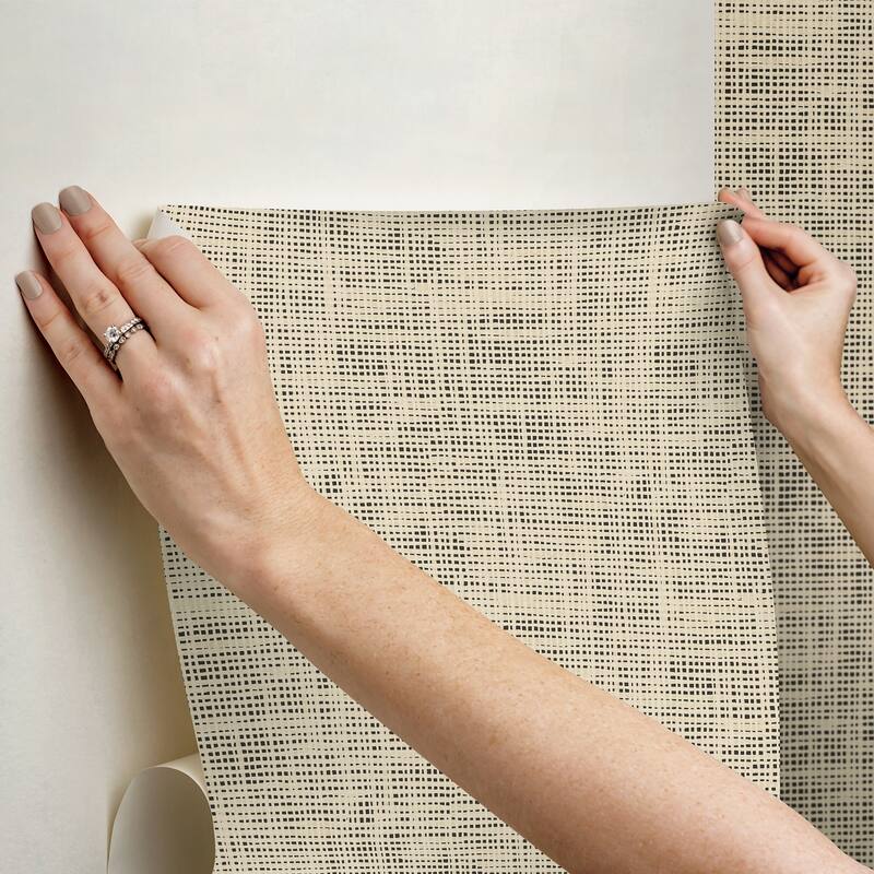 Nolan Black Peel and Stick Wallpaper