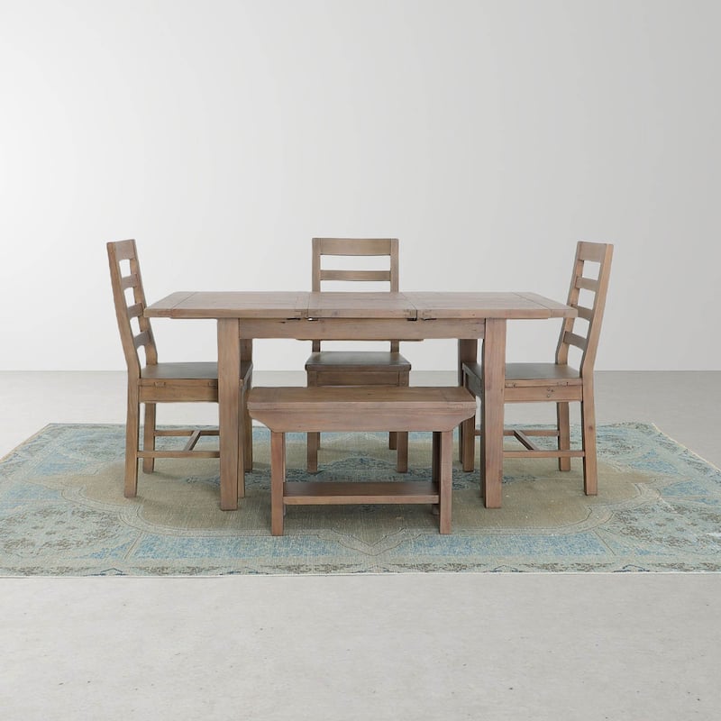31" Wide Small Bench, Light Brown