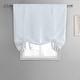 preview thumbnail 14 of 53, Exclusive Fabrics Faux Silk Taffeta Tie-Up Window Shade (1 Panel)