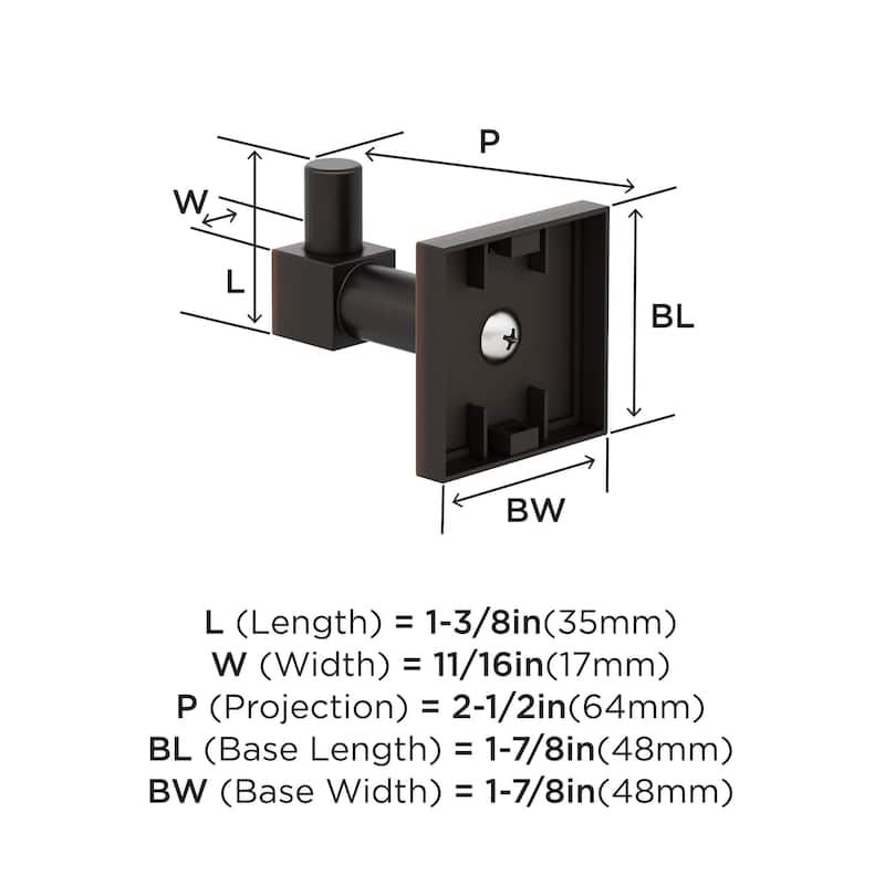 Appoint Oil Rubbed Bronze Traditional Single Robe Hook