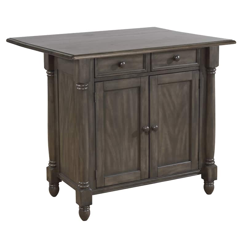 Kitchen island with Drop Leaf - Rolling Cart for Dining & Storage - Home Organization