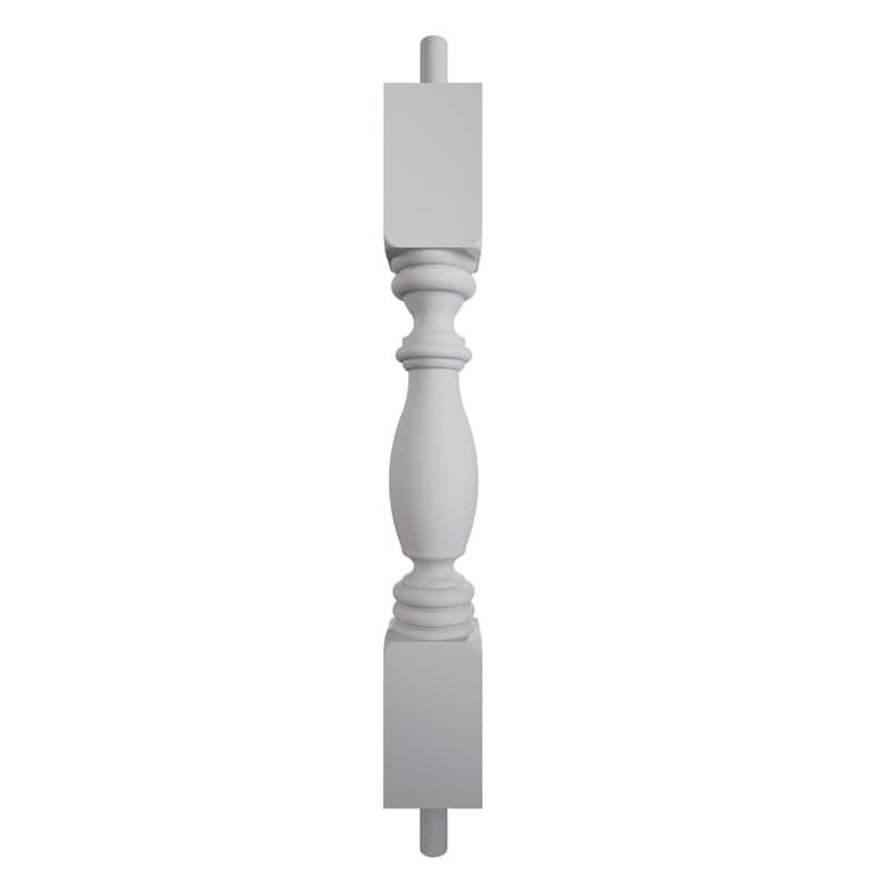 Endurathane 500 Series Winford Baluster, Factory Primed Polyurethane - 2 1/2"W x 18"H