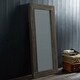 preview thumbnail 1 of 4, Retro Distressed Hollow Wood Full-length Floor Mirror