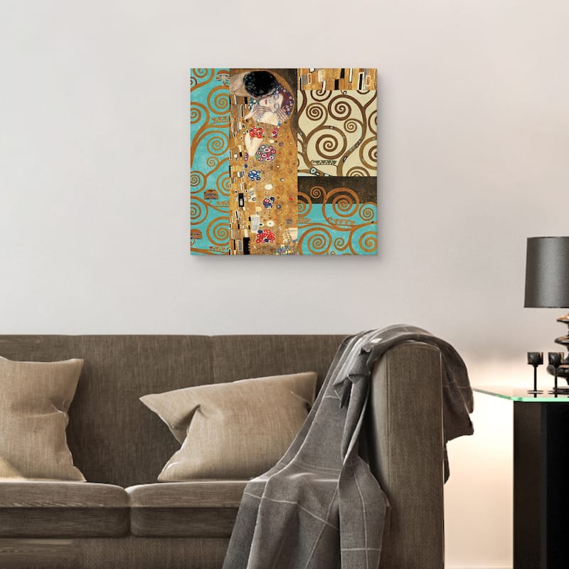 Klimt IV 150 Anniversary by Gustav Klimt Canvas Art Print
