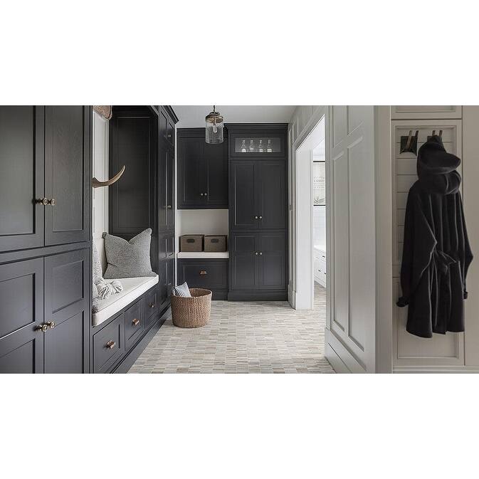 Ackland AKM-S-12X12STP-CA 12" x 12" Marble Linear Floor and Wall - Orsena