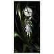 preview thumbnail 4 of 13, Designart 'Multi Colored Green Stained Glass' Oversized Modern Wall CLock