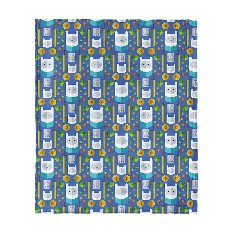 Cartoon Network Adventure Time Silk Touch Throw Blanket