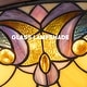 preview thumbnail 7 of 49, Smart Tiffany Stained Glass Retractable Led Ceiling Fan