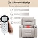 preview thumbnail 44 of 53, Oversized Power Lift Recliner Chair with Massage & Heat, PU Leather, USB Port, Cup Holders & Pockets