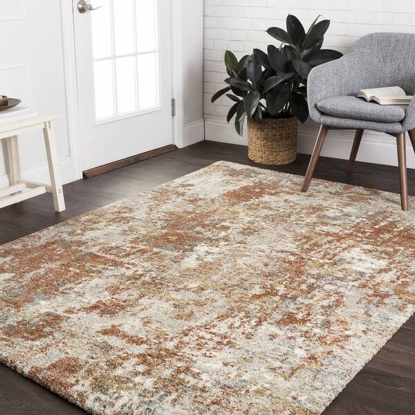 Shop Alexander Home Mid Century Modern Abstract Area Rug 3 10 X
