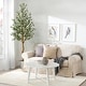 preview thumbnail 4 of 12, Artificial Olive Tree 7FT(84in) Tall Faux Silk Olive Trees