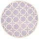 preview thumbnail 68 of 183, SAFAVIEH Handmade Cambridge Trudie Geometric Wool Rug 6' Round - Lavender/Ivory - Round