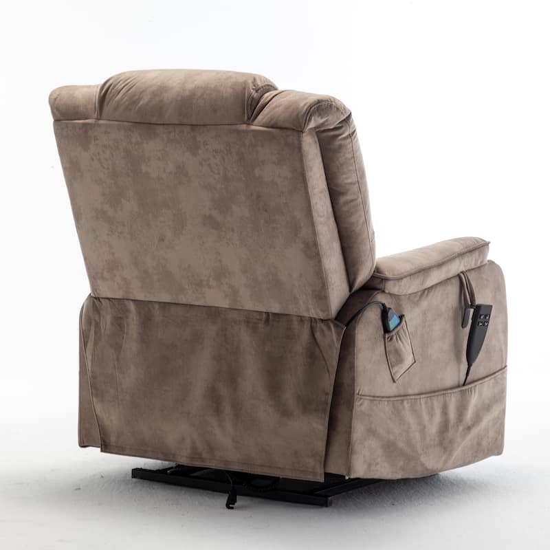 Silent‑Motor Recliner Chair with Infinite Recline & Remote