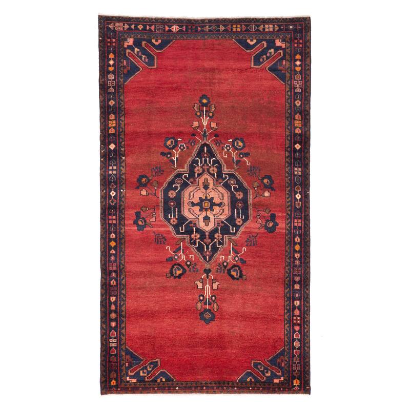 ECARPETGALLERY Hand-knotted Konya Anatolian Red Wool Rug - 4'9 x 8'8