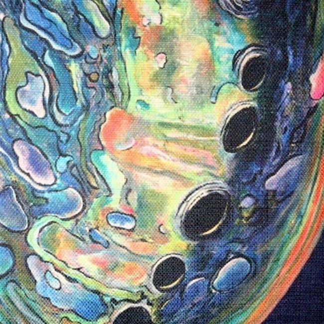 Shoal Cape Abalone Solitaire Throw Pillow