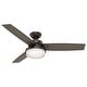 preview thumbnail 2 of 27, Hunter 52" Sentinel Ceiling Fan with LED Light Kit and Handheld Remote