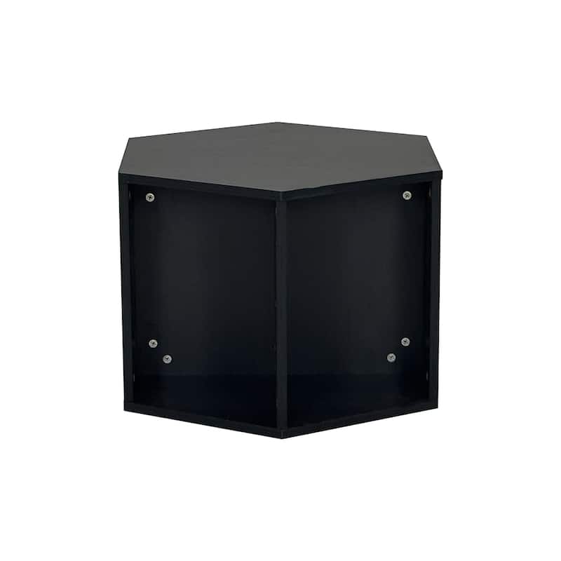 47.24" Hexagonal Coffee Table Side Table Nightstand