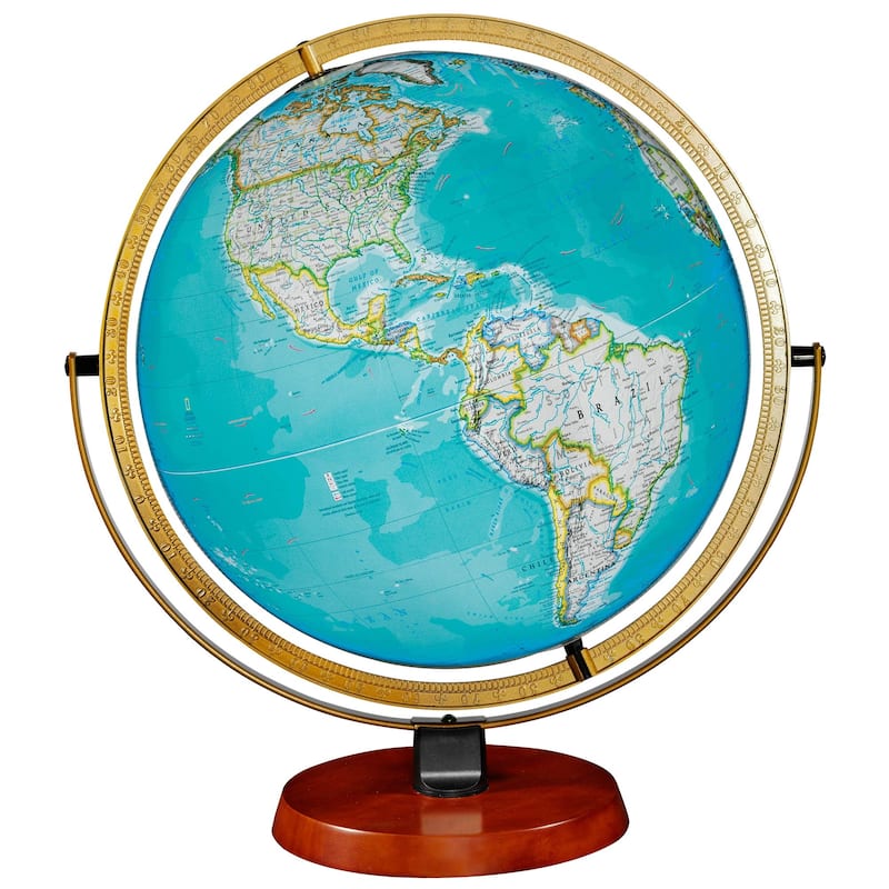 National Geographic Nicollet Large Blue Illuminated Desktop Globe