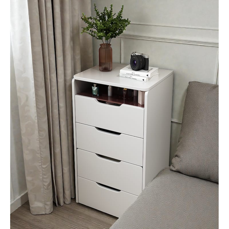 3-in-1 Vanity Desk with Flip-Top Lighted Mirror, Glass Desktop Makeup Table with 3 Drawers for Bedroom